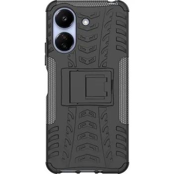 Pouzdro na mobilní telefon Kryt Xiaomi Redmi 13C ultra odolný černý (obal neboli pouzdro Xiaomi Redmi 13C)