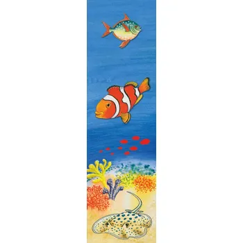 Doplněk ke knize AKIM Záložka do knihy 3D Mořský svět 21cm tvrdý karton | 224228