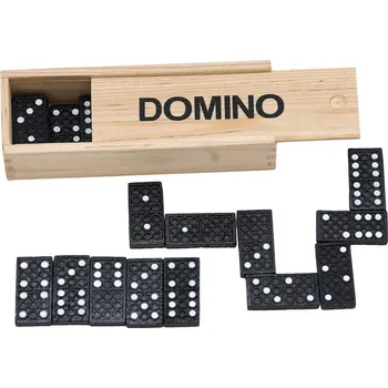 Domino WOODY DŘEVO Hra Domino klasik 28 kamenů *SPOLEČENSKÉ HRY* | 528203