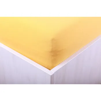 Prostěradlo Prostěradlo jersey s lycrou tmavě žluté 90x200 cm