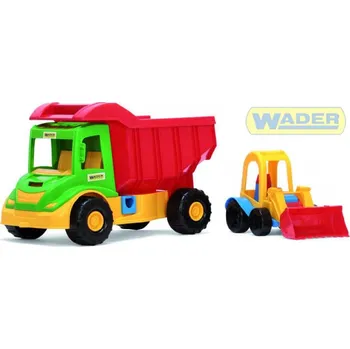 Hra na zahradu WADER Auto multitruck s nakladačem 32210 | AS84