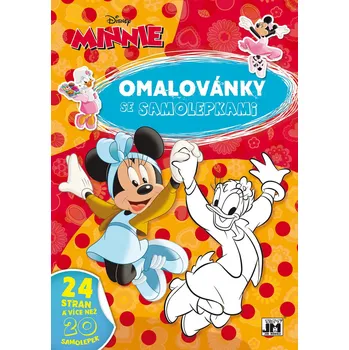 omalovánky JIRI MODELS Omalovánky A4 se samolepkami Disney Minnie Mouse | 38