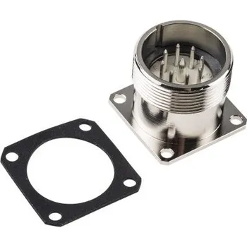 Elektrická zásuvka Lapp Kulatý konektor, Montáž na panel, počet kontaktů: 9, Zástrčka, IP65