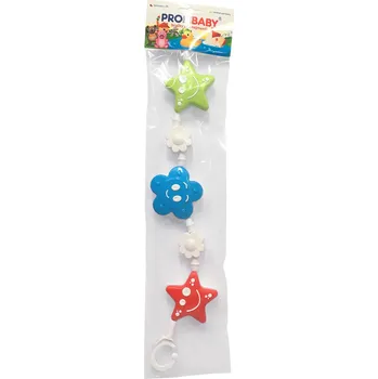 PROFIBABY Zábrana na kočárek chrastítko mix barev pro miminko | 175103