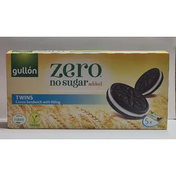 1 Sendvič-čokosušenky plněné krémem TWINS 210g Gullón