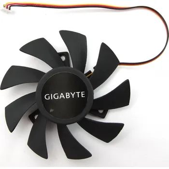 Počítačové chlazení ventilátor GPU - T128015SH 75mm DC 12V 0.32A - 3pin