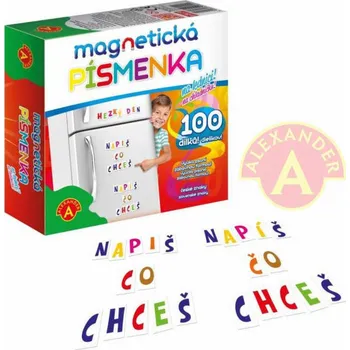 Společenská hra ALEXANDER Hra Písmenka magnetická set 100ks na lednici | 27