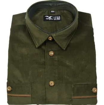 LUKO Myslivecká košile F042162 - dlouhý rukáv Velikost: 45-46