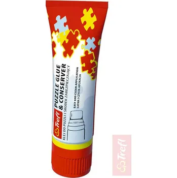 Hračka TREFL Lepidlo na puzzle s aplikátorem a houbičkou v tubě 70ml | 96862