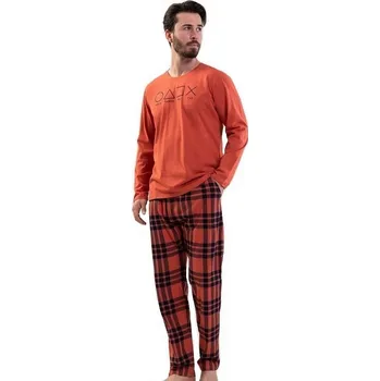 Pyžamo pro muže Shapes oranžový 1P1369 oranžová s