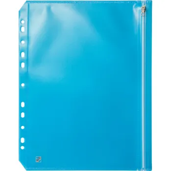 Psaníčko se zipem A5 - eurozávěs - modrá - 2-449