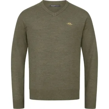 Pánský svetr Blaser Lovecký svetr merino - zelený - Velikost 3XL