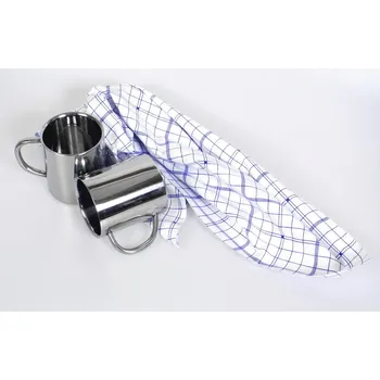 Utěrka BasicNature Kuchyňská utěrka Kuchyňská utěrka z mikrovlákna modrá 50 x 57 cm