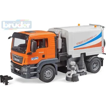 BRUDER 03780 Auto popeláři MAN TGS čisticí vůz technické služby | 31