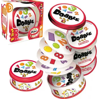 Desková hra ASMODEE Hra postřehová Dobble 1-2-3 v plechové krabičce *SPOLEČENSKÉ HRY* | 906524