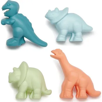 Hračka na písek ECOIFFIER Formičky dinosaurus 15cm set 4ks baby bábovičky na písek | 25