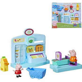 Dětské zboží HASBRO Supermarket Peppa Pig herní set 2 figurky s doplňky | 890021