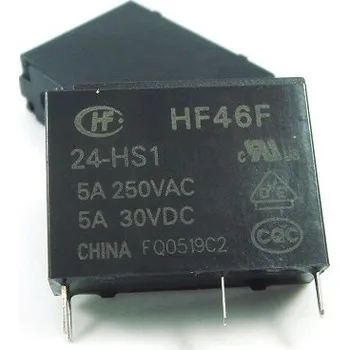 Relé relé HF46F 24-HS1 24VDC - 4 kontakty