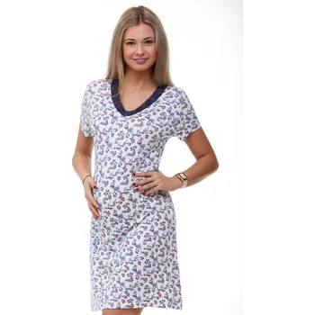 Dámská noční košile Košilka těhotenská jemná 1D0707 bílá l