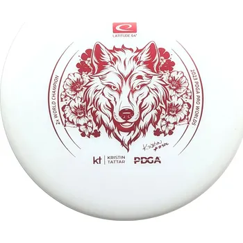 Latitude 64º Pure Opto X Kristin Tattar 2x World Champion (discgolf) (Speed 3, Glide 3, Turn -1, Fade 1)