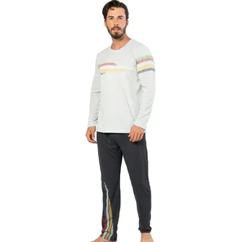 Pánské pyžamo Pyžamo pro muže URBAN 1P1301 šedá l