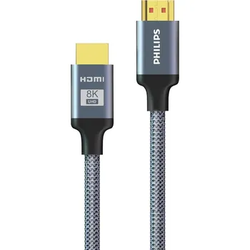 Video kabel Philips - elektronika Kabel Philips SWV9115/10, 8K, 1,5 m - šedý
