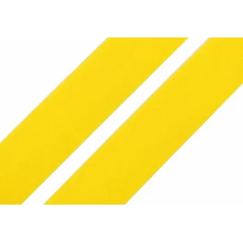 Lemovací pruženka půlená šíře 20 mm žlutá 5M