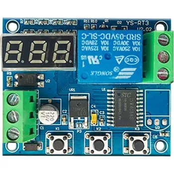 Relé modul zpožďovacího relé - 12V / 250V,10A AC / 30V, 10A DC