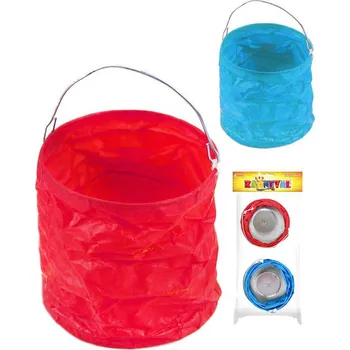 Party dekorace Lampión mini ovál krčený papír set 2ks 2 barvy v sáčku | 600994