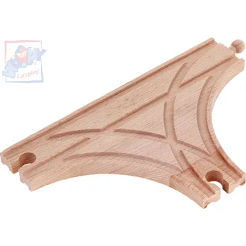 Vláček a vláčkodráha WOODY DŘEVO Kolej výhybka T doplněk k vláčkodráze *DŘEVĚNÉ HRAČKY* | 33