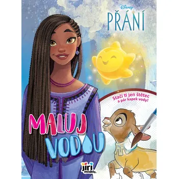 omalovánky JIRI MODELS Maluj vodou A4 Disney Přání omalovánky | 14