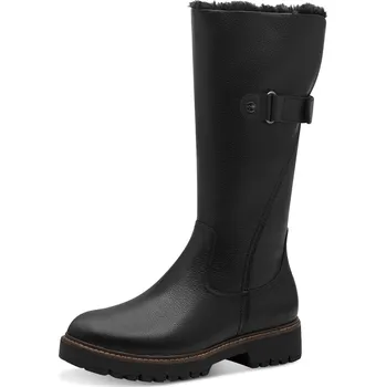 Dámské kozačky DÁMSKÉ KOZAČKY TAMARIS 1-26609-43 001 ČERNÁ Barva: Černá, Velikost: 39