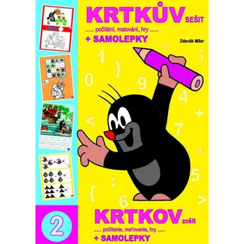 AKIM Krtkův blok samolepkový s aktivitami (Krteček) A4 | 65554