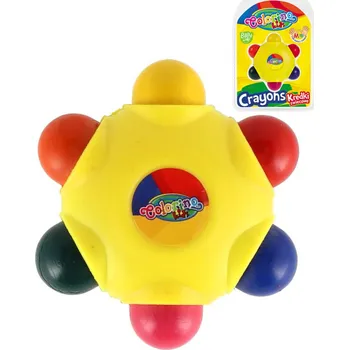 Voskovky pastelky Colorino hvězda pro nejmenší 6 barev 6v1 | 65554
