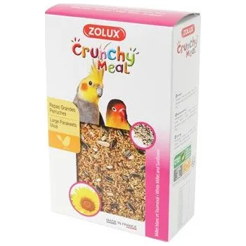 Krmivo pro ptáka Krmivo pro ptáky CRUNCHY MEAL Large Parakeet800g Zolux
