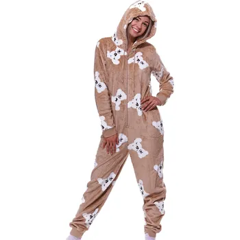 Dámské pyžamo 1Z1666 hnědá S