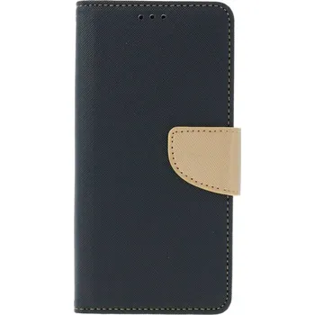 Pouzdro na mobilní telefon Pouzdro Xiaomi Redmi Note 13 knížkové černo-zlaté (kryt neboli obal na Xiaomi Redmi Note 13)