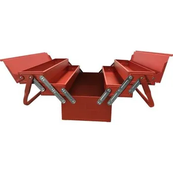 Kufřík na nářadí barva Červená, Ocel Konzola 535 x 200 x 210mm RS PRO