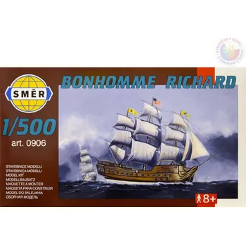 SMĚR Model loď Bonhomme Richard 1:500 (stavebnice lodě) | AS72