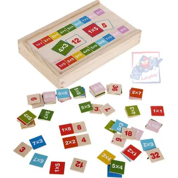 Dřevěná hračka OLYMPTOY DŘEVO Krabička s malou násobilkou | 18