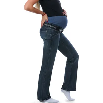 Těhotenská móda Rifle pro těhotné originál Caterina 1S1009 modrá s