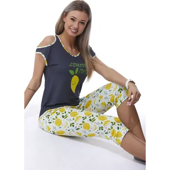 Dámské pyžamo Pyžamo jemné pro ženy či dívky 1D0991 šedá m