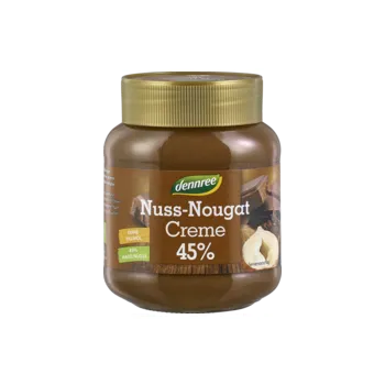 Dennree Nugátový krém 45 % lískových oříšků 400 g bio