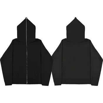 Pánská mikina Pánská mikina s kapucí a zipem až na kapuci Barva: Černá, Velikost: S