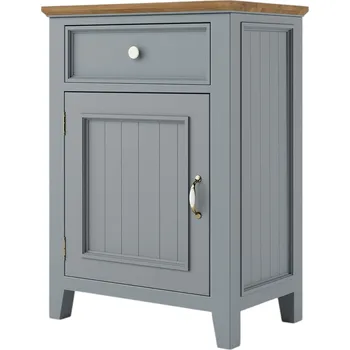 Komoda Komoda PROVENCE K15P z masivu šedomodrá Barevné provedení: Šedomodrá, Provedení: šuplíky bez pojezdů