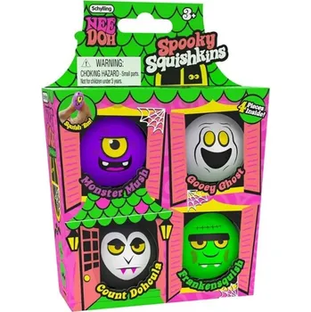 Zahradní nábytek Schylling NeeDoh - Strašidelný dům se 4 mačkacími míčky