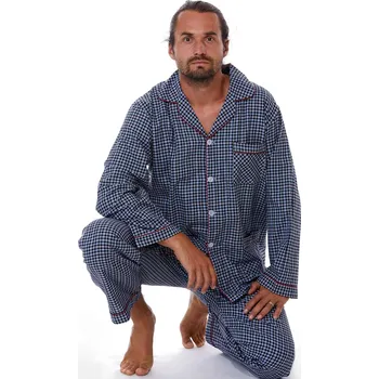 Pánské pyžamo Pánské pyžamo klasické 1P0771 vzorovaná m