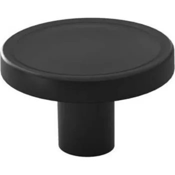 Madlo do koupelny Madlo na skříně Unity - kulaté, černá