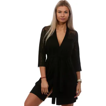 Dámský župan Župan dámský luxusní Ivana 1E8360 černá l