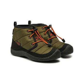 Dívčí obuv Sněhule Keen Howser II Waterproof Chukka 1029426 Zelená 34